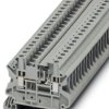 Component terminal block, screw connection, 0.14-6.0 mm², 2 pole, 500 mA, 8 kV, gray, 3046236