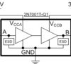 Automotive 1-bit dual-supply buffered voltage signal translator | DCK | 5 | -40 to 125