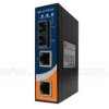 IMC-121FB-SS-SC, Media konwerter przemysłowy, DIN, 2x 10/100TX (RJ-45) + 1x 100FX (SM SC)