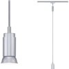 Lampa do systemu szynowego, wysokonapięciowego, Lampa sufitowa, podwieszana Paulmann Runa 95622 GU10 chrom (matowy)