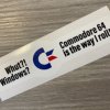 Laptop decoration sticker Whut?! Windows - Commodore 64