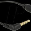 65673 Cable Stereo jack 3.5 mm 4 pin male > Stereo jack 2.5 mm 3 pin f