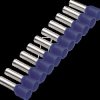 187508 Aderendhülse Bandware 1,5mm²x8mm,schwarz Riegel 50Stk. , Farbrei