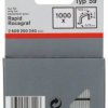 Zszywki z cienkiego drutu, typ 59, 10,6 x 0,72 x 8 mm, 1000 szt. Bosch Accessories 2609200240, N/A, Wymiary (D x S) 8 mm