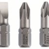 Bity PH 2, PZ 2 Bosch Accessories 2607001766 bardzo twardy D 6.3 3 szt.