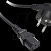 KKTP01 Kolink mains cable, 1.8 m, black, C13