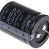 Kondensator 330μF 250V dc Zatrzaskowy RS PRO roztaw: 10mm 22 (Dia.) x 40mm