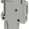 Plug, push-in connection, 0.14-1.5 mm², 1 pole, 17.5 A, 6 kV, gray, 3212714
