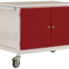 Manuflex TP1034.3003 Wózek warsztatowy Kolor producenta: rubinowy czerwony