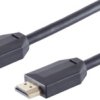Connection cable, 1.5 m, black, HDMI plug type A, straight to HDMI plug type A, straight, BS10-40155