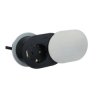 Gniazdo meblowe chowane w blat SLIDE BOX okrągłe aluminiowe pojedyncze 1x 2P+Z Schuko 16A + gniazdo ładowania 1x USB A 1x USB C