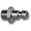 Nipple, L 28 mm, 35 bar, stainless steel, for jacks, 107204