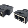 ROZDZIELACZ RJ45 8P8C GNIAZDO-2X GNIAZDO