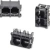 Socket, RJ11/RJ12/RJ14/RJ25, 6 pole, 6P6C, solder connection, through hole, 615006149421M