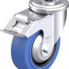 Blickle 744349 LER-POEV 100G-FI-SB-FA Rolka obrotowa z blachy stalowej Średnica koła: 100 mm Maksymalne obciążenie: 150