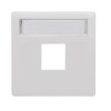 VENA Pokrywa gniazda Keystone z polem opisowym biała 5104801