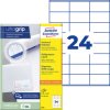 3475 Universal labels, 70 x 36 mm, 2400 pieces, white