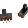 Przełącznik suwakowy 2-poz 2-tory 6p h=9mm w druk