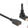 87084 DisplayPort 1.4 extension, 8K @ 60 Hz, 90° angled on the top, 3