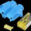 H7642.7 Hirose RJ45 connector Cat-6a, TM31, blue