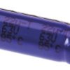 Kondensator 22μF 63V dc Osiowy, Otwór przelotowy Vishay roztaw: 25mm 6.5 (Dia.) x 18mm