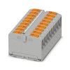 Blok rozdzielczy PTVFIX 18X2,5 GY, szare złącze przemysłowe - 18 punktów przyłączeniowych o przekroju 2,5mm2 /10szt./