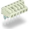 Female connector, 3 pole, pitch 5 mm, angled, light gray, 722-233/005-000