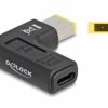 Delock USB 2.0 adapter [1x złącze męskie okrągłe DC - 1x złącze żeńskie USB-C] 60003