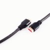 Connection cable, 1.5 m, black, HDMI plug type A, straight to HDMI plug type A, straight, BS10-46155