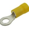 Końcówka; M5; 4÷6mm2; oczkowa; izolowany; KOIM5Y; żółty; proste; na przewód; cynowane; zaciskany