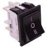 2649LH2A232045 APEM Black On-Off-On Industrial Rocker Switch DPDT 10A