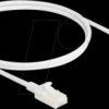 80359 Patch cable Cat.6a U/UTP Slim 1 m white