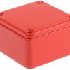 Obudowa Aluminium odlewane szerokość zew. 50 mm długość zew. 50 mm wys. zew. 31 mm CAMDENBOSS IP54 Czerwony