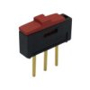 Przełącznik suwakowy, 1CO, Montaż panelowy, 500mA, RND
