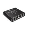 Rozdzielacz sieciowy - splitter Ethernet mini Switch 1x4 RJ45 1000Mb/s - USB C - Qoltec 52293