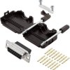 encitech DPPK15-BK-DBCS-K 6355-0078-12 Zestaw listew żeńskich D-Sub 180 ° Ilość styków: 9 zaciskane 1 szt.