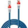 kabel LAN LINDY 45373, 1 szt., RJ45, CAT 6a, S/FTP, 0.50 m, niebieski