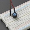Adafruit Mini Illuminated Momentary Pushbutton - Blue Power Symbol