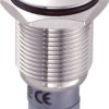 Przełącznik wciskany, wandaloodporny zatrzask TRU COMPONENTS LAS2GQF-11ZE/R/12V/N/P, 1 x wł/wł, IP67, 1 szt.