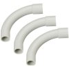 Heidemann 13167 Bend EN20 Grey, 3 pcs, 90° Angle, Pre-shaped Sleeve