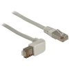 Delock 83515 RJ45 Network cable, patch cable CAT 5e S/FTP 1.00 m Grey 1 pc(s)