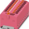 Distribution block, push-in connection, 0.34-4.0 mm², 41 A, 6 kV, dusky pink, 1047428