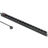 Qoltec Aluminiowa Listwa zasilająca PDU do RACK 16A 16 x FRENCH Pionowa 1.8m