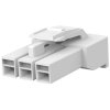 Plug housing, 3 pole, pitch 3.96 mm, straight, natural, 176272-1