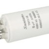 Kondensator; silnikowy (rozruchowy); TS11-12-5u/450/10%; 5uF; 450V; fi 35x65mm; konektory 6,3mm; Suntan; RoHS