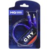 Crunch CRY RCA Y Cable Red 25cm 1x RCA Socket to 2x RCA Plug