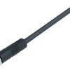 Sensor actuator cable, M8-cable socket, straight to open end, 4 pole, 2 m, PUR, black, 4 A, 79 3382 52 04