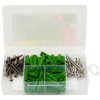 Fischer 567898 ProfiBox SX Plus Green Fastener set 120 pcs Dowels Biscuits