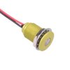 Q10F5AYXXSY12E Super Bright Yellow 10mm 12VDC LED Panel Indicator IP67 APEM