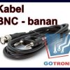 Kabel wtyk BNC - wtyk banan